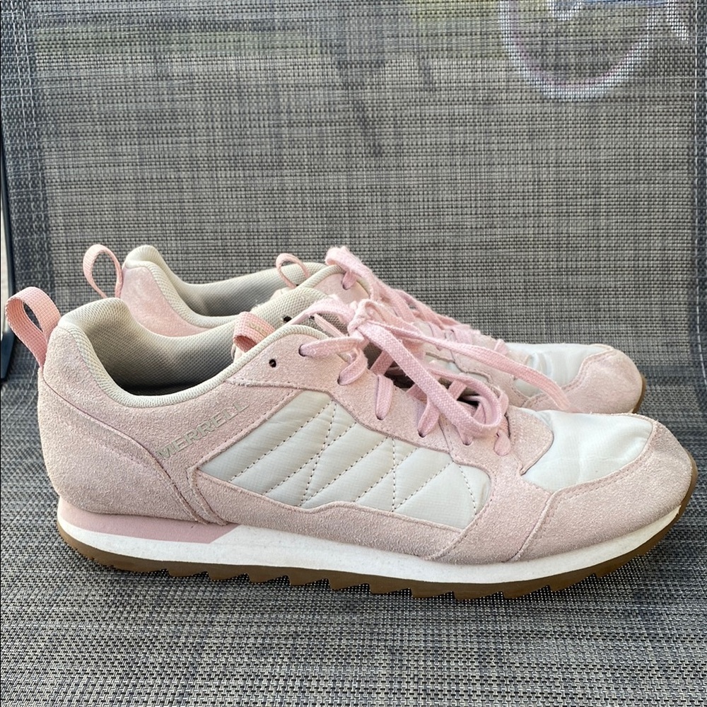 Merrell Alpine Women's Pink and White Sneakers Lace-up Women’s Size 10 - Picture 5 of 15